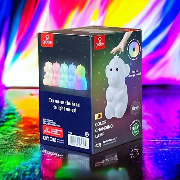 🆕 LED Color Changing Lamp; Silicone Marley the Monkey Touch Light - Picture 14 of 16